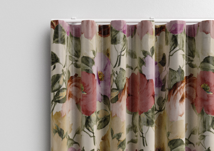 Amelia Faux Silk, Berry Blush - Made to Measure Curtain - Image 13